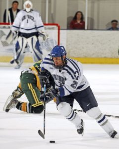 2 teams playing hockey on ice action photo